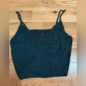 DONATING NEXT WEEK! Green knit tank top.